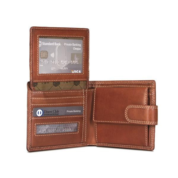 Jekyll & Hide Texas 7 Card RFID Flip With Coin Pouch