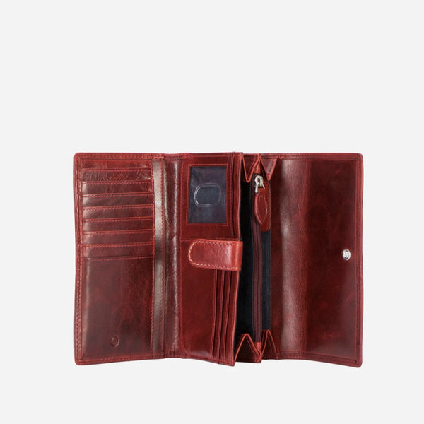 Oxford 11 Card RFID Purse Jekyll and Hide Rust